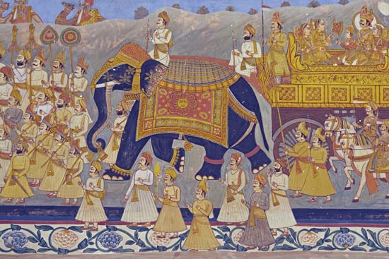 royal Rajput procession