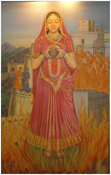 padmavati portrait painting