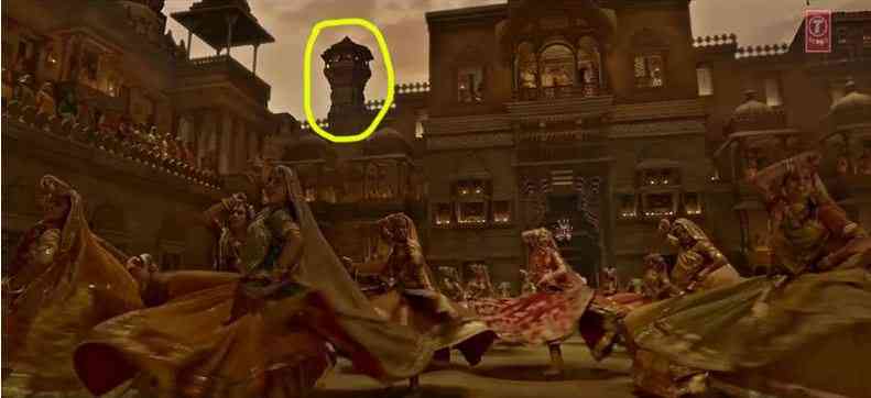 Kirti Stambh in the Background