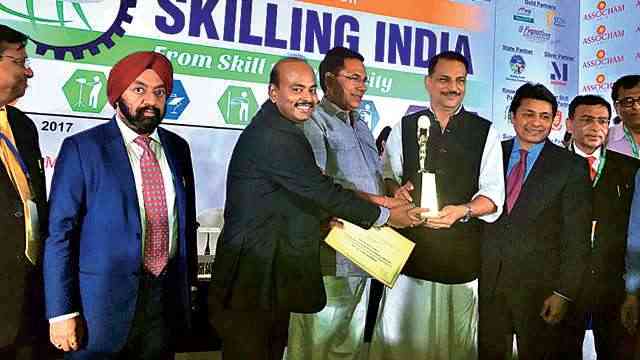 #GoldenTrophyAward #Rajasthan #AssochamSkillIndiaSummit