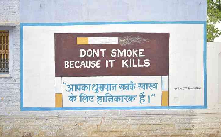Aurangabad artists Vikas Sarvade and Sanjay Jagtap painted many of the housesâ€™ walls with social messages.