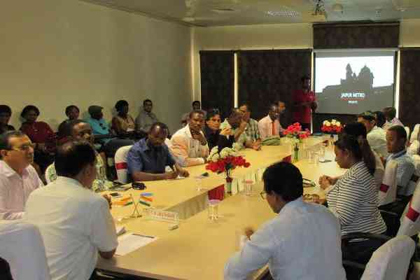 25 à¤¦à¥‡à¤¶à¥‹à¤‚ à¤•à¥‡ à¤ªà¥à¤°à¤¤à¤¿à¤¨à¤¿à¤§à¤¿à¤¯à¥‹à¤‚ à¤¨à¥‡ à¤œà¤¯à¤ªà¥à¤° à¤®à¥‡à¤Ÿà¥à¤°à¥‹ à¤•à¥€ à¤•à¤¾à¤°à¥à¤¯à¤ªà¥à¤°à¤£à¤¾à¤²à¥€ à¤¦à¥‡à¤–à¥€