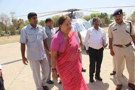 rajasthan chief minister vasundhara raje