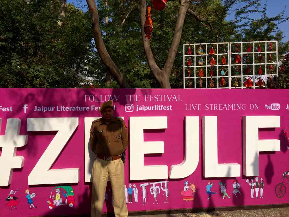 Security at Zee JLF [File Photo]