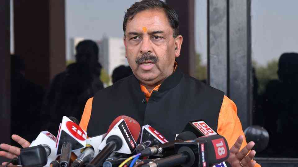 Social justice and empowerment minister Arun Chaturvedi