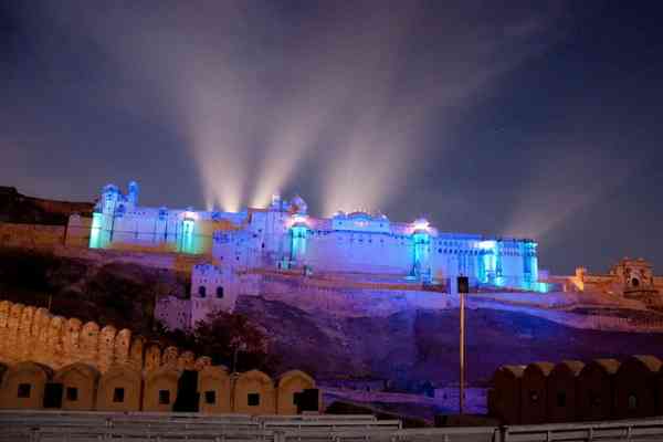 amer fort night tourism
