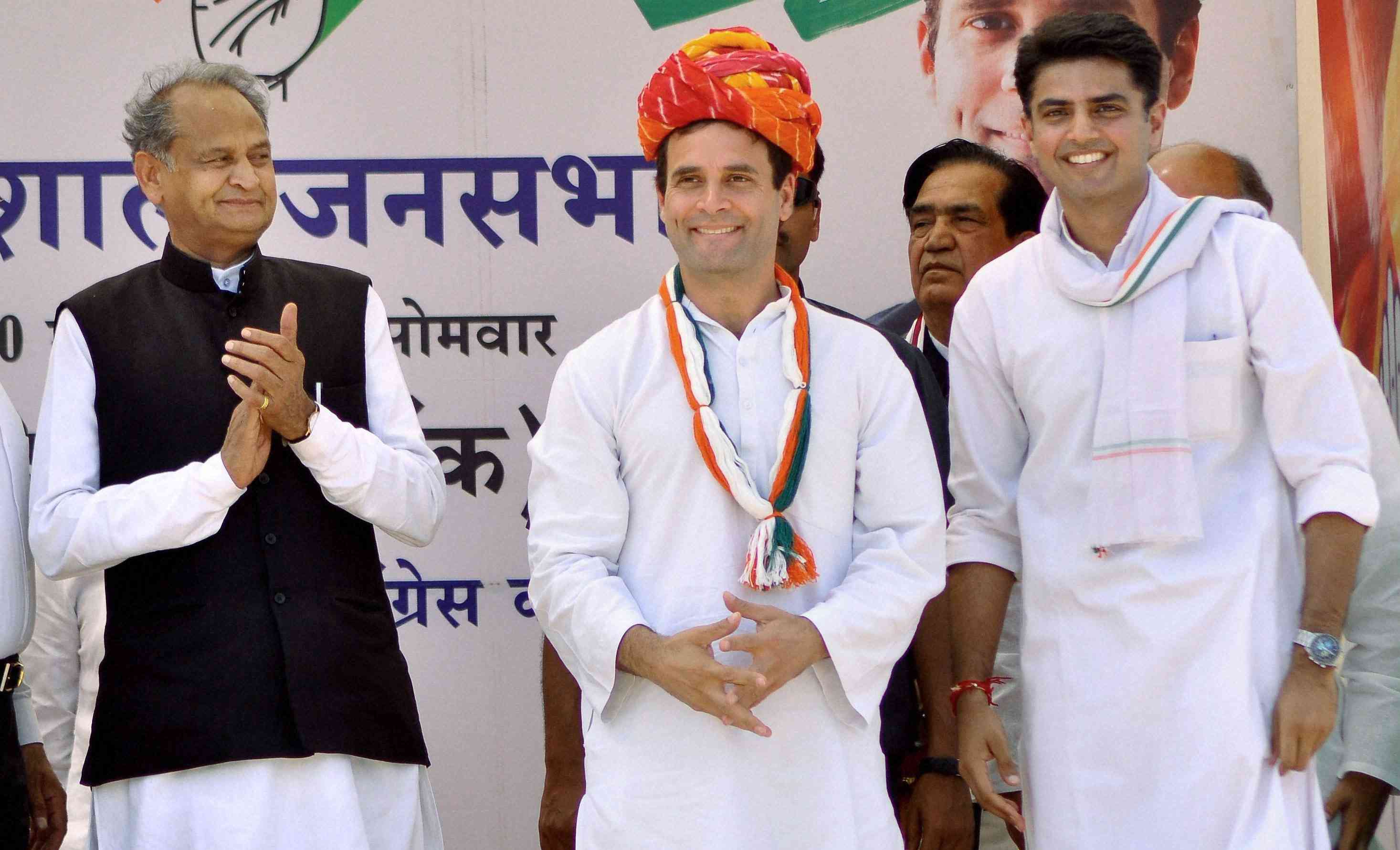 Rajasthan Congress Rahul Gandhi Sachin Pilot Ashok Gehlot