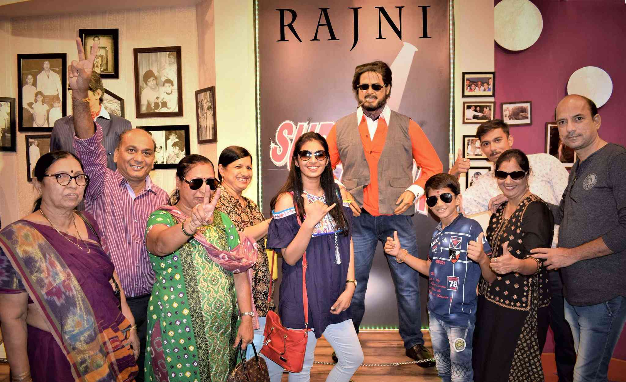 Wax Statue of Rajnikanth at Jaipur Wax Museum