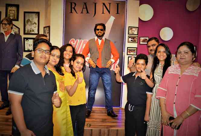 Wax Statue of Rajnikanth at Jaipur Wax Museum