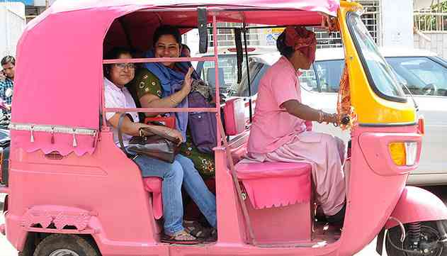 Pink Auto in Rajasthan