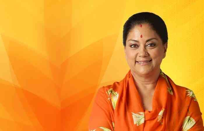CM Vasundhara Raje, Rajasthan