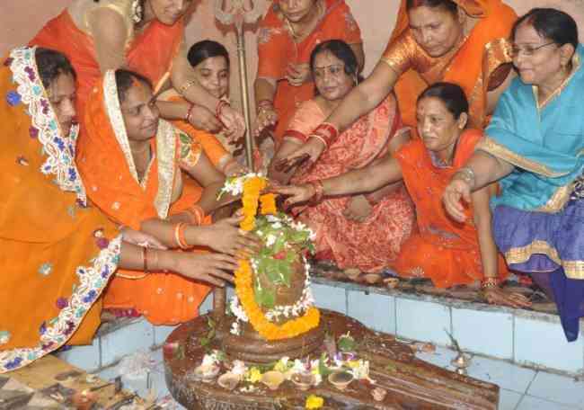 Rudrabhishek of Lord Shiva
