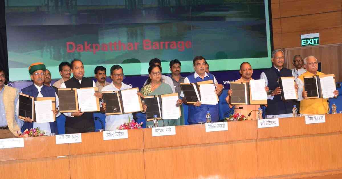 Lakhwar Multipurpose National Project signed by CM of six states

