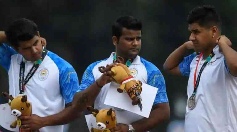 Rajat Chauhan with Team in Asian Games 2018