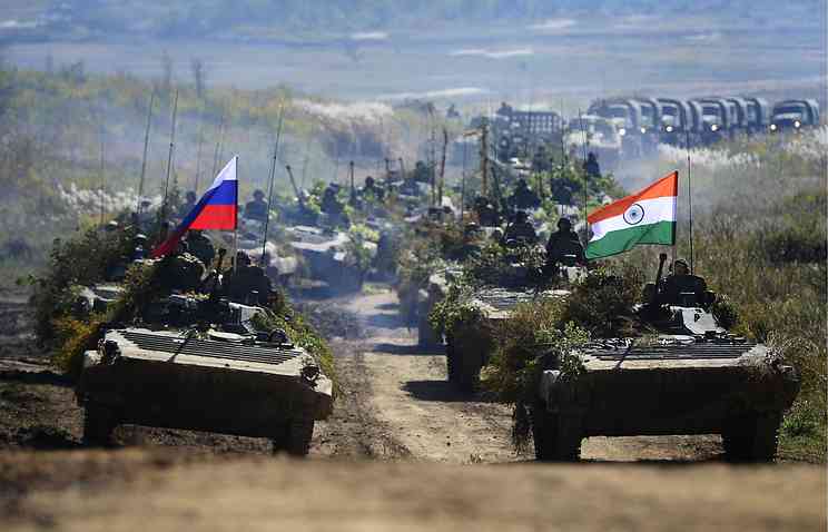 India-Russia war exercise