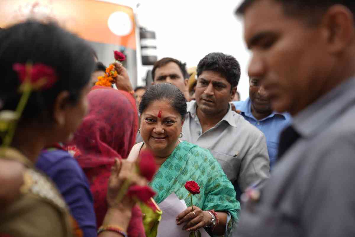Vasundhara Raje in Shekhawati region