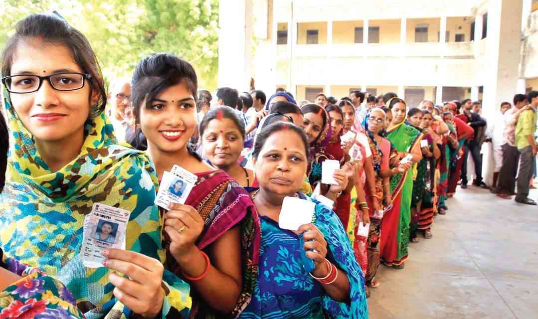 Voting in Rajasthan