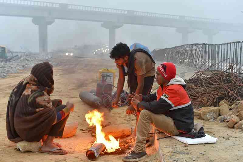 Cold wind in Rajasthan
