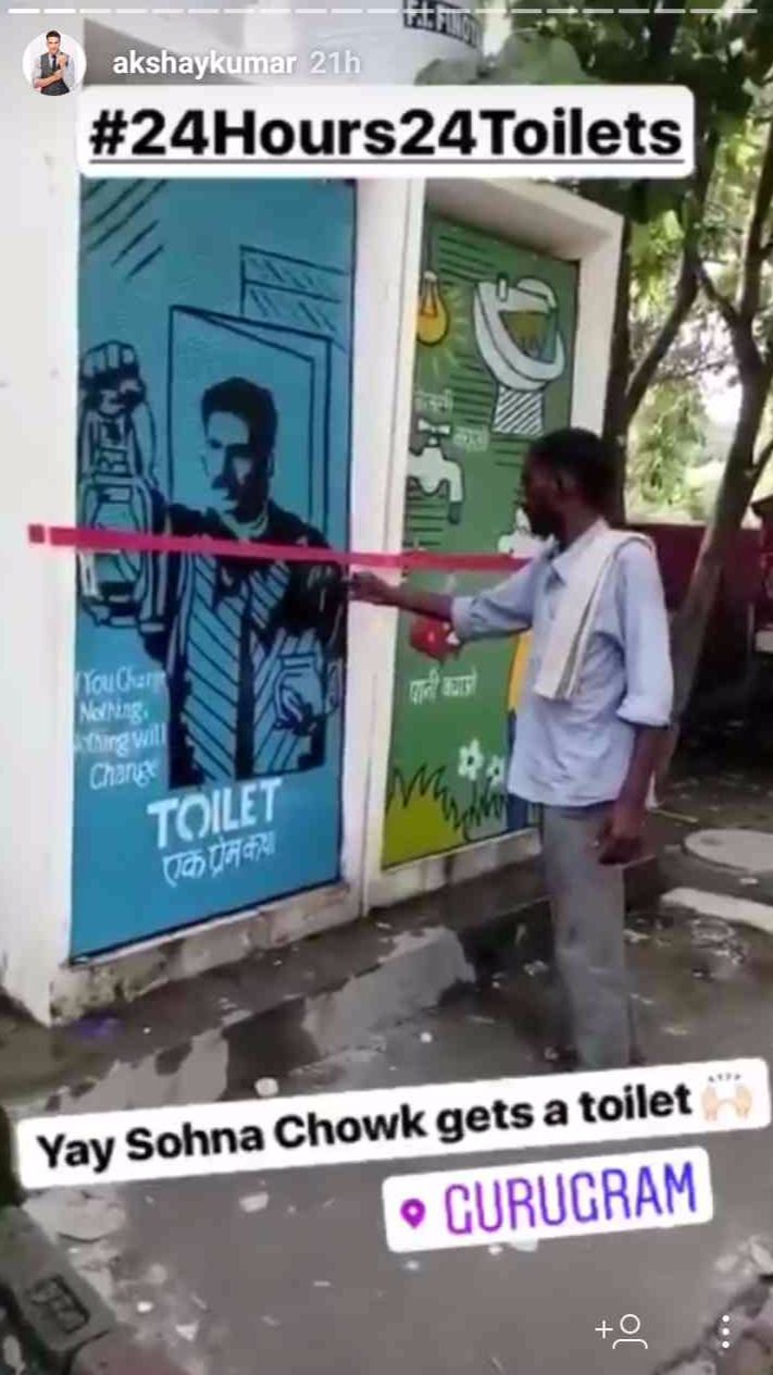 #AkshayKumar #ToiletEkPremKatha #24Hours24Toilets #Gurugram #Gurgaon #Haryana