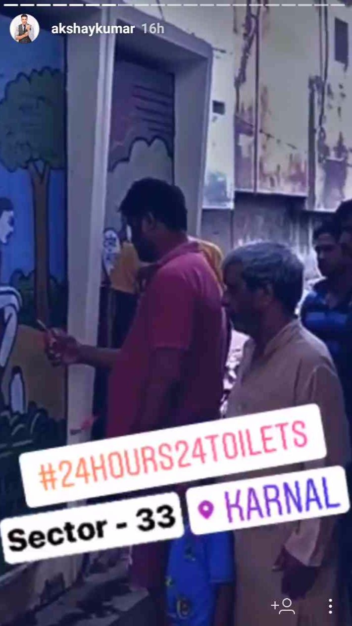 #AkshayKumar #ToiletEkPremKatha #24Hours24Toilets #Karnal #Haryana