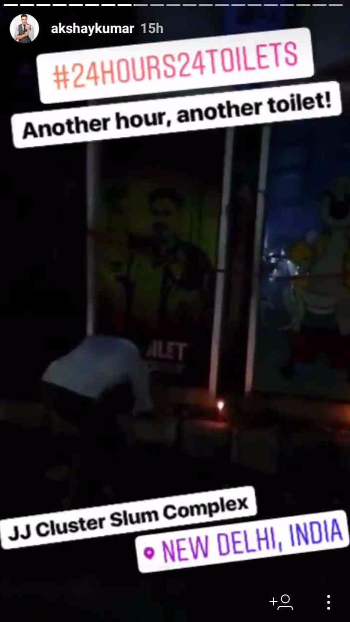 #AkshayKumar #ToiletEkPremKatha #24Hours24Toilets #NewDelhi