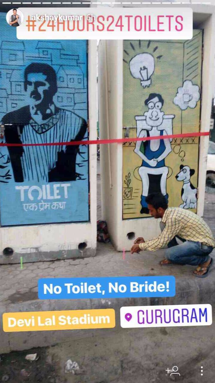 #AkshayKumar #ToiletEkPremKatha #24Hours24Toilets #Gurugram #Gurgaon #Haryana