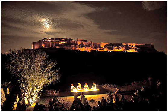 Manganiars performing in Jodhpur