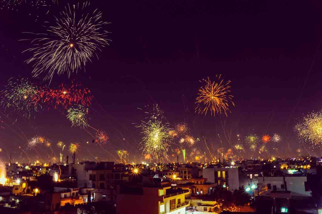 Makar sakranti night at Jaipur