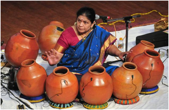 Earthen pots Carnatic music
