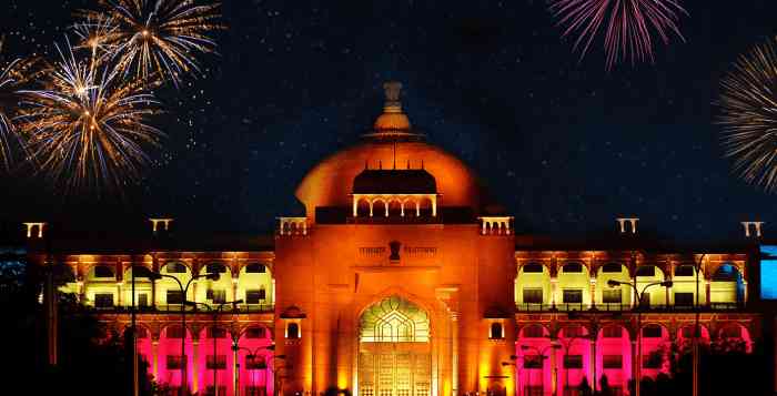 Vidhan Sabha during Festive celebration
