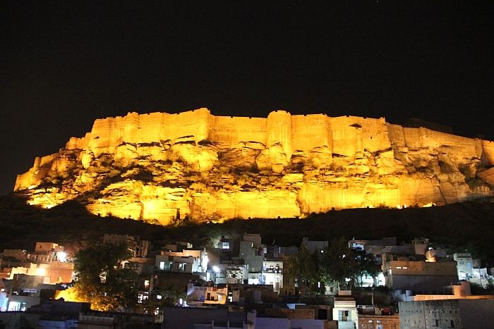 Mehrangarh fort night