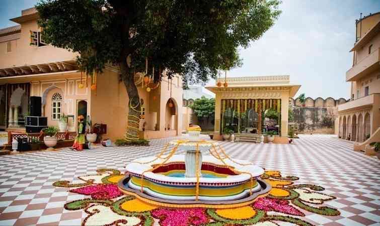 Chomu Palace- Ideal Locations for Wedding Destination in Jaipur