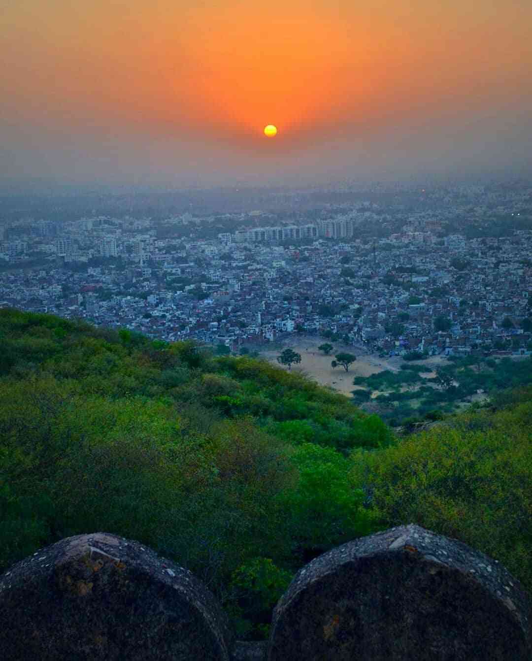 view of Jaipur from Nahargarh