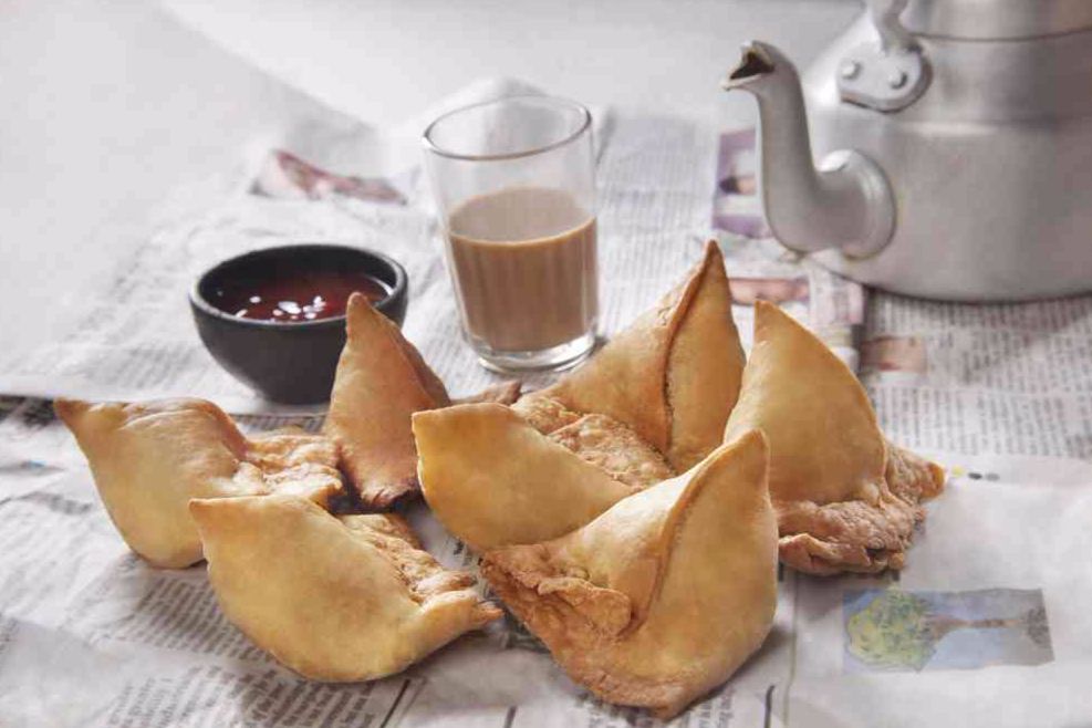 Samosa Chai tea time snack