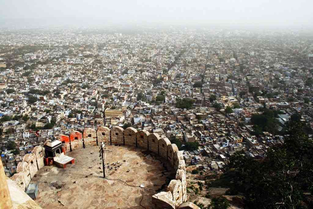 Jaipur view Nahargarh Fort