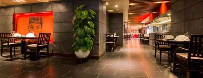 The Atsui Pan Asian restaurant at Radisson Blu Jaipur