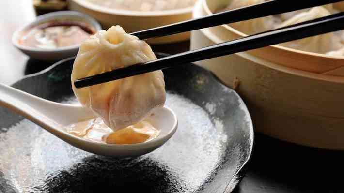 dim-sum dumplings at Atsui Pan Asian Restaurant