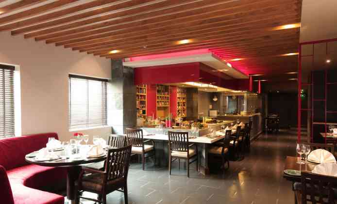 The Atsui Pan Asian restaurant at Radisson Blu Jaipur- Ambiance