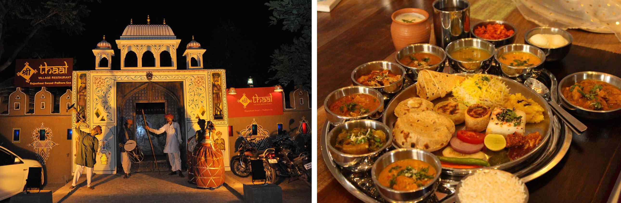 Rajasthani Thali Shri Thaal Village Restaurant