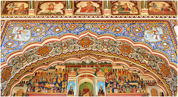 frescoes Shekhawati