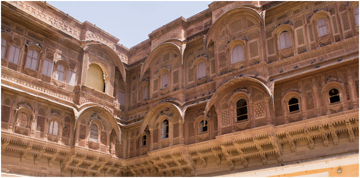 Fretwork Mehrangarh fort Jodhpur