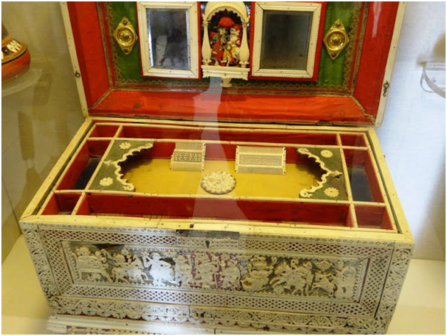ivory carved casket