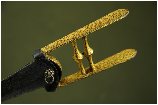 traditional Koftgari Katar