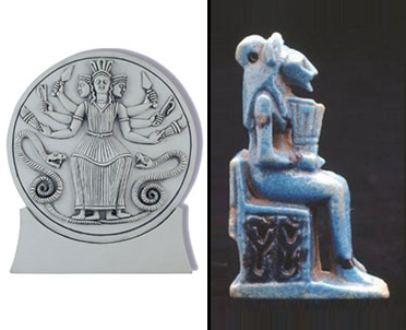 Bajuband Greek and Egyptian deities