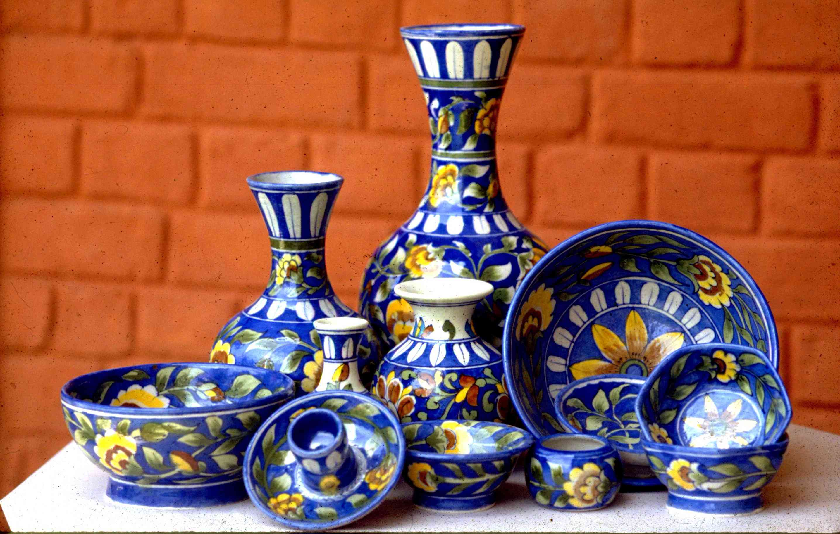 Blue Pottery of Rajasthan