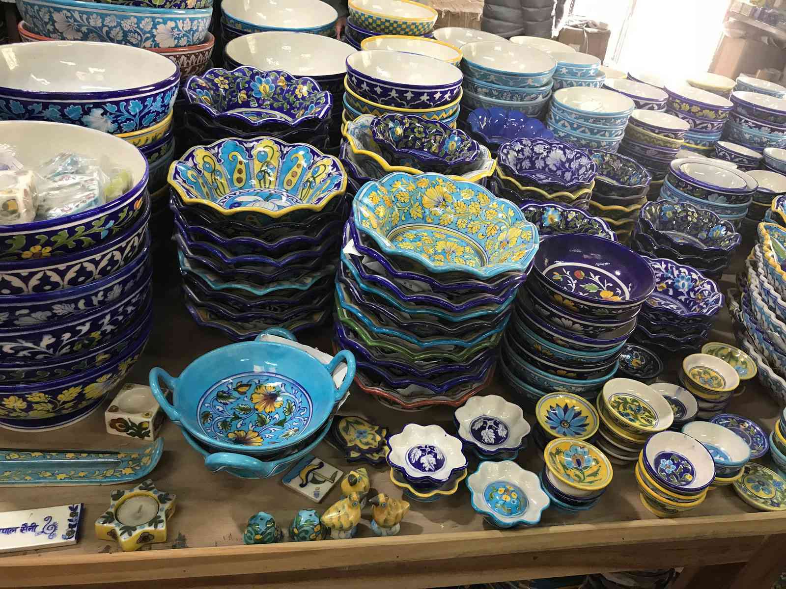 Blue Pottery