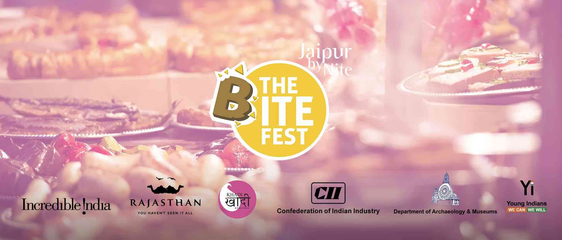 Jaipurâ€™s biggest food festival â€œThe Bite Festâ€ on 15 September 2017 at the magnificent City Palace Jaipur.