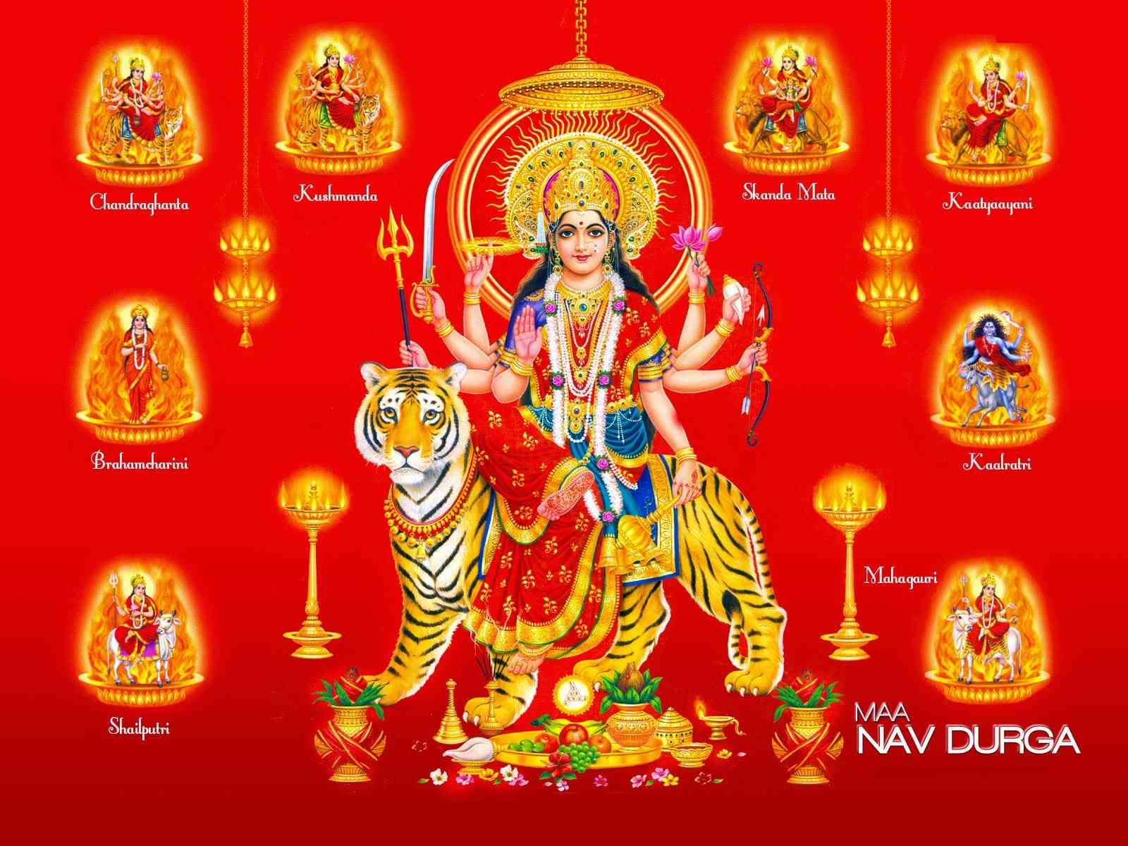 Nine forms of Goddess Durga