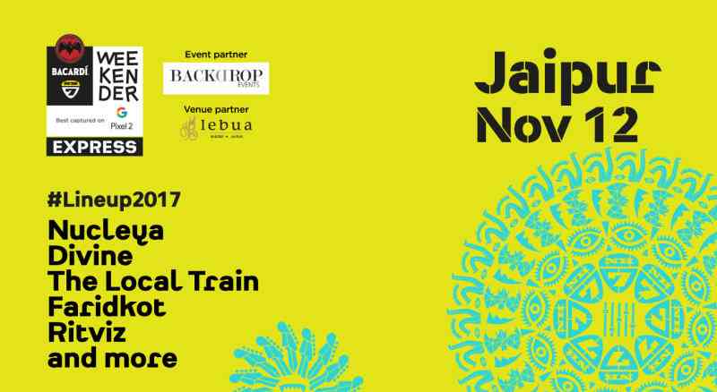 bacardi nh7 weekender 2017 jaipur line up