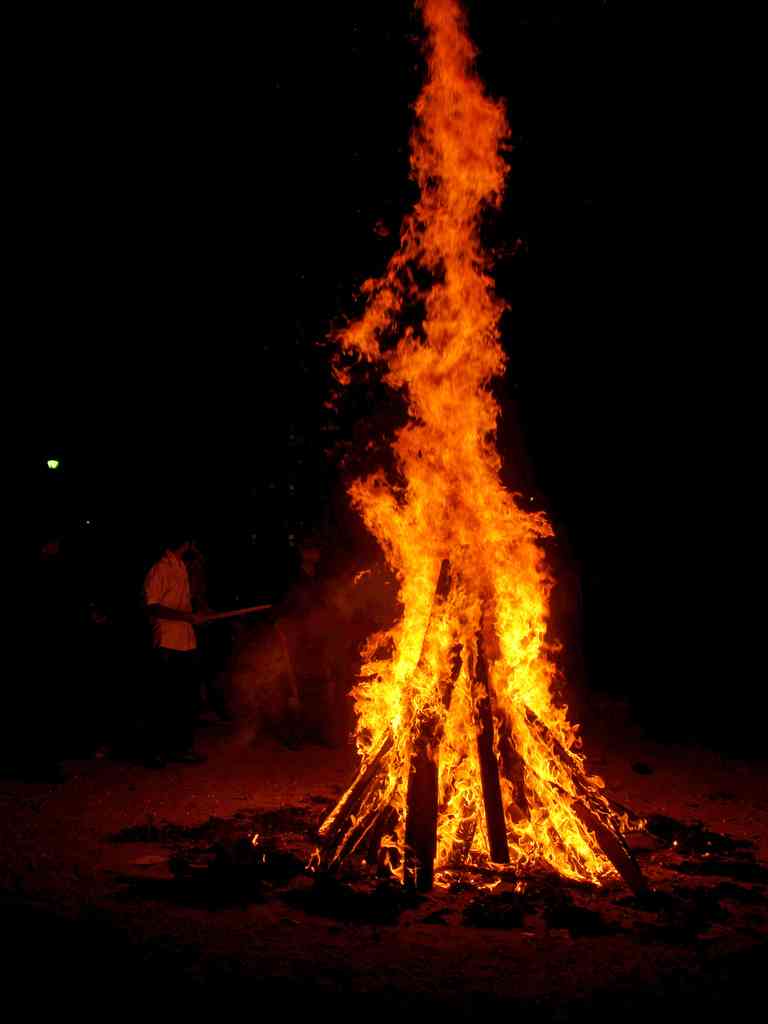 The Lohri Bonfire